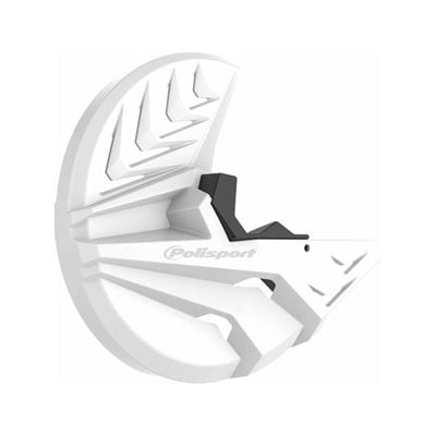 Polisport Disc + Bottom Fork Protector White/Black for KTM 500 XC-W 2012-2015