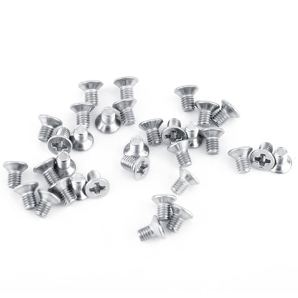 Bolsa de 100 piezas de tornillos avellanados de cabeza plana SS304 para reparación de pernos, accesorios M3*4