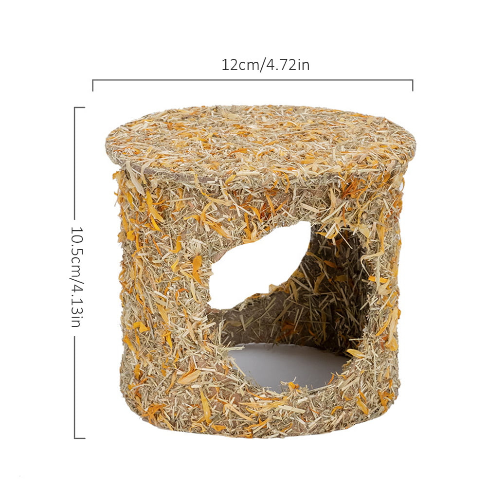 Ohomr Hamster Tunnel Natural Tube Diy Burrow Hideout Toy Composable for Fun Exercise Small Pet Mouse Gerbils Mice Style5