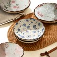 thumbnail image 2 of Small Serving Bowls Set 2PCS Ceramic Pasta Bowl Salad Bowl Irregular Porcelain Plate Dessert Fruit Tray, 2 of 7