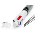 thumbnail image 5 of BIC MMLP1-AST 4-Color 3 plus 1 Medium 1 millimeter Pen/0.7 millimeter Pencil Retractable Ballpoint Pen/Pencil - Black/Blue/Red Ink/Gray/White Barrel (1-Set), 5 of 7