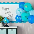 thumbnail image 3 of BLUE PANDA Travel Globe Balloons - 12 In, 50 Pack, Blue & Green - Earth Day Party Favors & Classroom Decorations - Latex Earth Globes for World Theme Party, 3 of 9