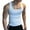 Black, variant on Men's Tank Tops Black And White Under $10 Threaded Tight Elastic Tank Top Men's Strap Fitness Shoulder Sleeveless I-shaped Breathable Tank Top