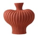 thumbnail image 1 of Jarrón de flores de porcelana, jarrón de capullo, maceta para plantas, flores secas, maceta para regalo de cumpleaños S Rojo, 1 of 9