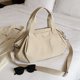 thumbnail image 5 of Bolso tote de lona con cordón para mujer – Bolso de hombro y bandolera para mujer, bolso casual para uso diario con correa ajustable., 5 of 6