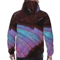 thumbnail image 7 of Naloa Wings Of A Butterfly Men's Casual Hooded Collar Drawstring Hoodies Pullover Sweatshirts Casual Long Sleeve Shirts-Medium, 7 of 7