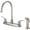 PVD Brushed Nickel, variant on Olympia Faucets K-5372-BN Accent 1.5 GPM Bridge Kitchen Faucet - Nickel