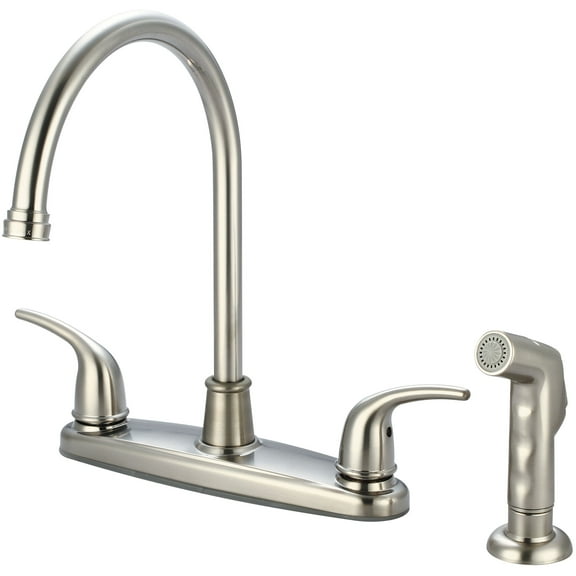 Olympia Faucets K-5372 Accent 1.5 GPM Bridge Kitchen Faucet - Nickel