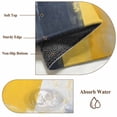 thumbnail image 6 of 2'x6' Rug Runners for Hallways Kitchen, Yellow Gray Non Slip Entryway Beside Floor Carpet Runner, Modern Abstract Oil Painted Washable Laundry Room Bedroom Throw Rugs Mat for Family Pet, 6 of 8