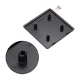 thumbnail image 3 of Standard Plastic Square Aluminum Extrusion End Cap Black 80x80mm 12pcs, 3 of 5