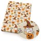 thumbnail image 3 of 50*145cm Telas de algodón de otoño con diseño de calabaza por metro Telas de hojas de arce y flores Telas de costura Vestido Manualidades DIY Textiles para el hogar, 3 of 5