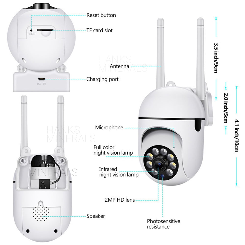 4-Pack 5G WiFi Security Camera System Smart Outdoor Night Vision 1080p 4 Channel