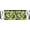 Green Avocado White Flower, variant on Waitress Apron with Pockets Server Waist Apron Half Short Personalized Waterproof Serving Hair Stylist Cooking Garden