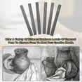 thumbnail image 6 of Uxcell Compressed Charcoal Sticks, 2H/HB/2B Grade Square Vine Charcoal Sticks Set Art Supplies for Painting Drawing Sketching Shading Artists Beginners(Pack of 6), 6 of 6