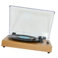 thumbnail image 3 of Portable Retro  Record Player LP Turntable Portable Record Player Vintage Gramophone 3-Speed BT5.0 Wireless Speakers Line In Line Out Headphone Out, 3 of 7