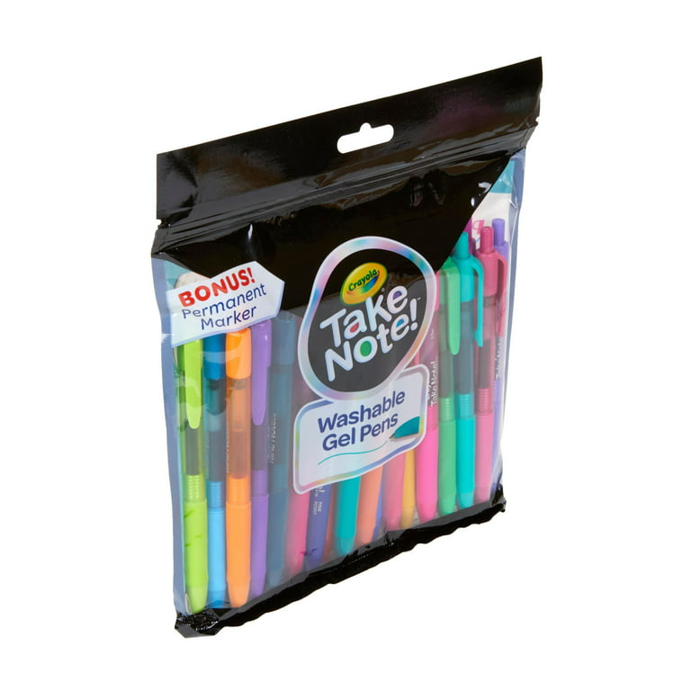 Take Note Washable Gel Pens, 14 Count, Crayola.com