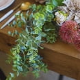 thumbnail image 2 of 5 paquetes de guirnaldas de eucalipto artificial de 30 pies, enredaderas verdes, plantas colgantes falsas para mesa de boda, Ba UVw YEM, 2 of 5