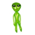 thumbnail image 4 of veasfak Inflatable Alien Cartoon PVC Inflatable Doll for Birthday Festival Halloween Green, 4 of 9