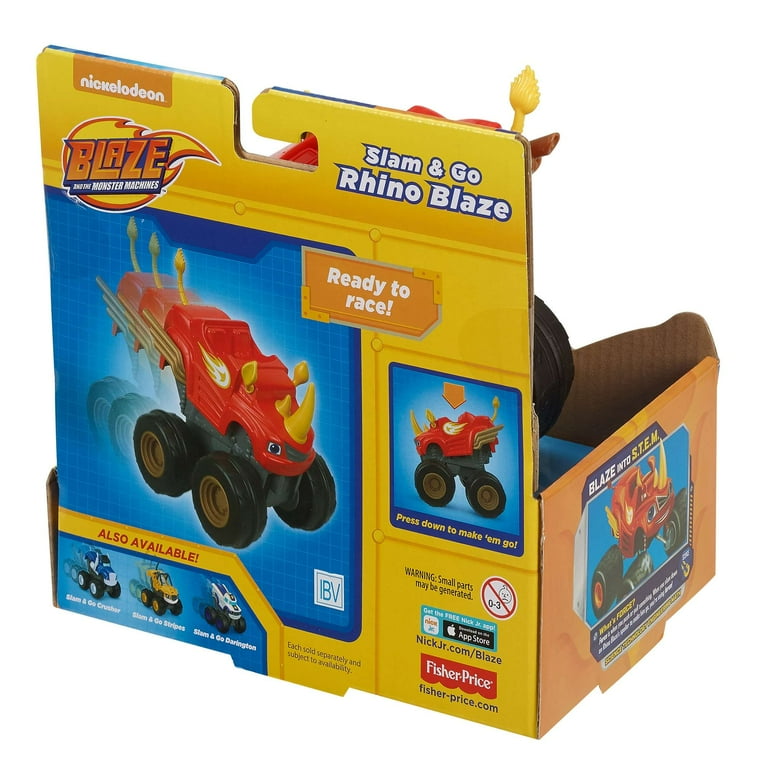 Fisher-Price Nickelodeon Blaze & The Monster Machines Race Car Stripes Car  Play Vehicles - Walmart.com