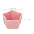 thumbnail image 2 of 2pcs Star Shaped Small Ceramic Bowl Pet Food Feeder Hamster Rabbit Feeding Bowl, 2 of 6