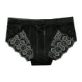 thumbnail image 4 of Jamicy Women's Lace Panties Valentine's Day Gift Breathable Comfort Underwear for Ladies Homewear Hipster No Show Panties, 4 of 5