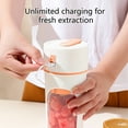 thumbnail image 4 of Btomtd 16oz Orange and Lemon Juicer, Small Portable Juicing Cup with USB Charging, Mini Home Juicer Machine for Citrus Fruits, Orange, 4 of 9
