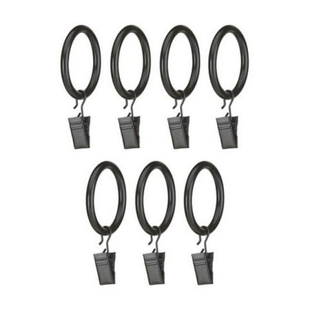Umbra 244701 038 Black Drapery Clip Ring Walmart Com