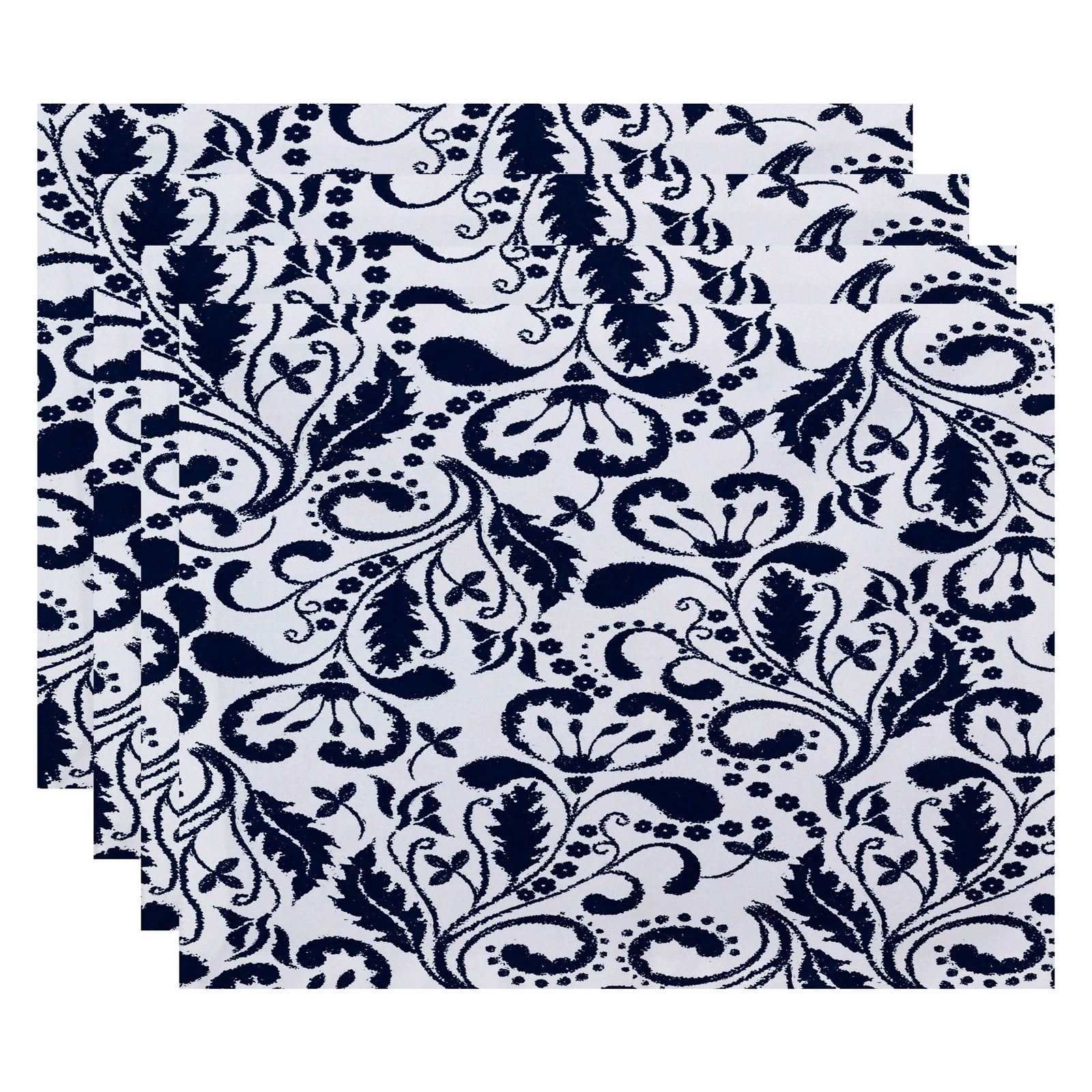 Simply Daisy 18" x 14" Aurora Floral Print Placemat (Set of 4)