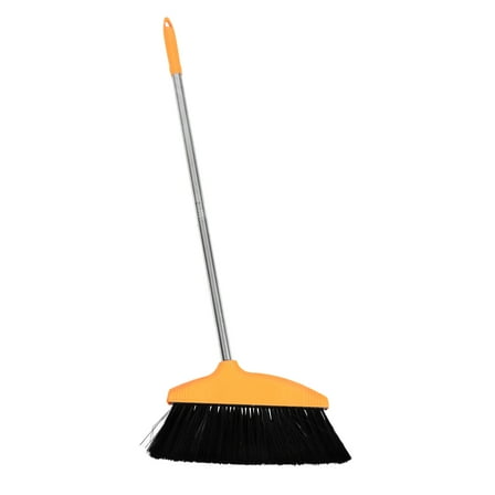 Niceauty Wide Angle Floor Broom with Stainless Steel Handle for Garage and Patio