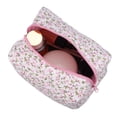 thumbnail image 4 of WMQPNNS New Trending Floral Print for Large Capacity Travel Makeup Organizer With Double Zipper Toiletry Pouch for Daily Use andMakeup Artists Storage, 4 of 5