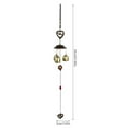 thumbnail image 4 of Música Música de viento Chime, Metal Wind Bell Colgando Chimes de Viento, Chimes de Viento, 21.65 x 1.97 Pulgadas de Corazón para el Patio Al Aire Libre Ornamento para El Viento Chimes, 4 of 7