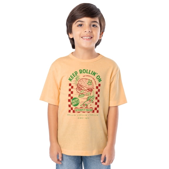 Wonder Nation Boy's Short Sleeve Elevated Graphic T-Shirt, Sizes 4-18 & Husky
