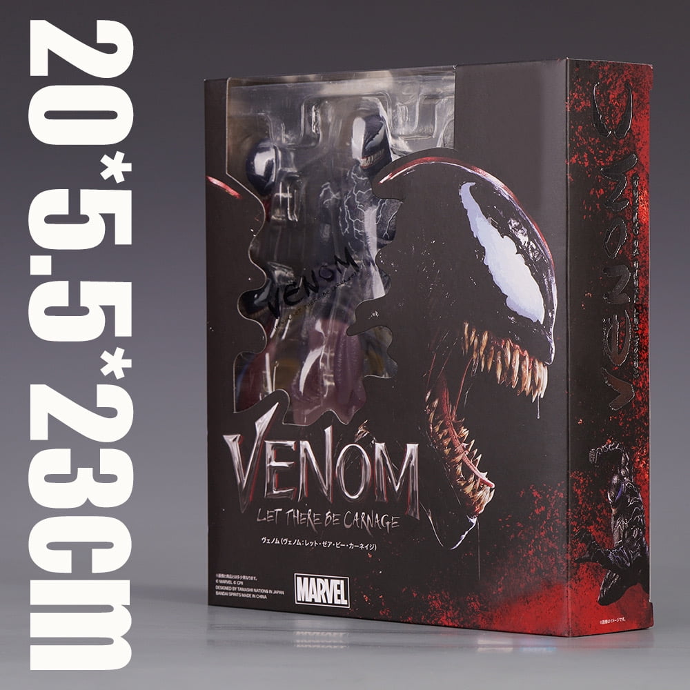 TIM Venom Large Size Full Body Action Figure Model Replaceable Heads, Hands Gift Box Set