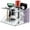 A, variant on LBGAJGS Acrylic Razor Holder, Shaving Storage Shelf for Bathroom, Cosmetic Container Organizer for Daily Necessities and Tools