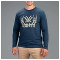 thumbnail image 2 of VORTEX Adult Male Full-Tine T-Shirt, Color: Navy Heather, Size: S, 2 of 3