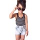 thumbnail image 2 of 2 Uds. Chaleco A Rayas Negras Para Niñas Y Niños, Tops, Pantalones Vaqueros, Ropa (110)-133960,03 Tmvgtek Mujer, 2 of 8