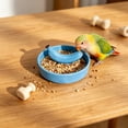 thumbnail image 5 of Yhmxh Ceramic Bird Feeding Bowl, Cute Bird Food Dish, Splatter Proof Parrot Cockatiel Feeder Dish, Heavy Base Ceramic Bird Feed Bowl for Small Medium Parrots Pet Bird Cage Daily Feeding Supplies, 5 of 6