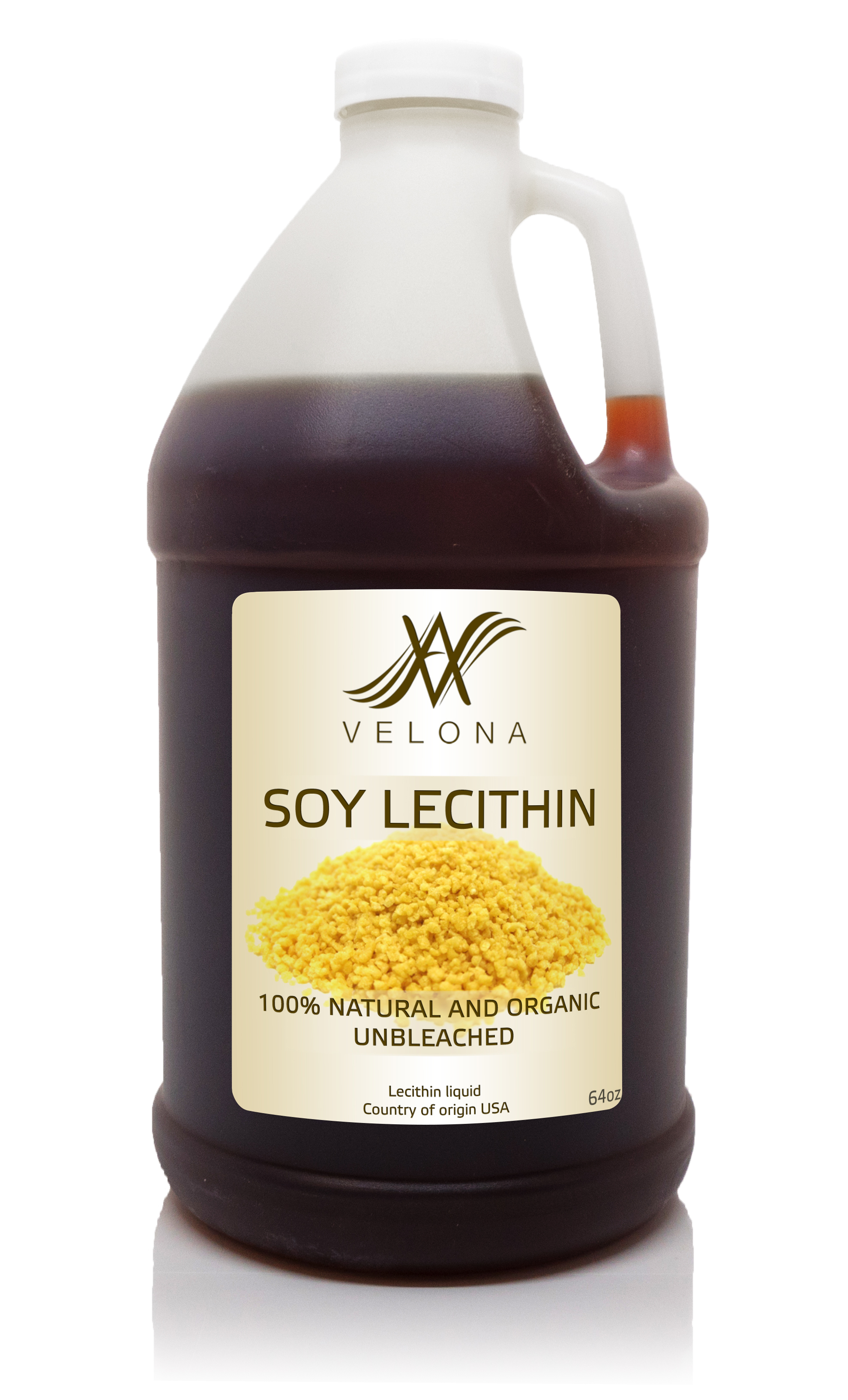 100 Soy Lecithin by Velona All Natural Clear Carrier Oil for Hair