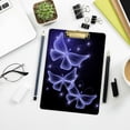 thumbnail image 6 of FMSHPON Butterfly Blue Clipboard Hardboard Wood Nursing Clip Board and Pull for Standard A4 Letter 13x9 inches, 6 of 7
