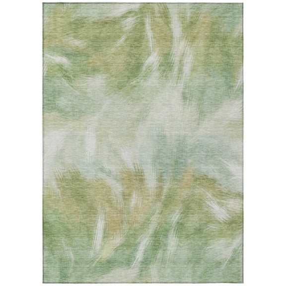 Dalyn Rugs Machine Washable Indoor/Outdoor Chantille ACN2096 Green 2'6" x 3'10" Rug