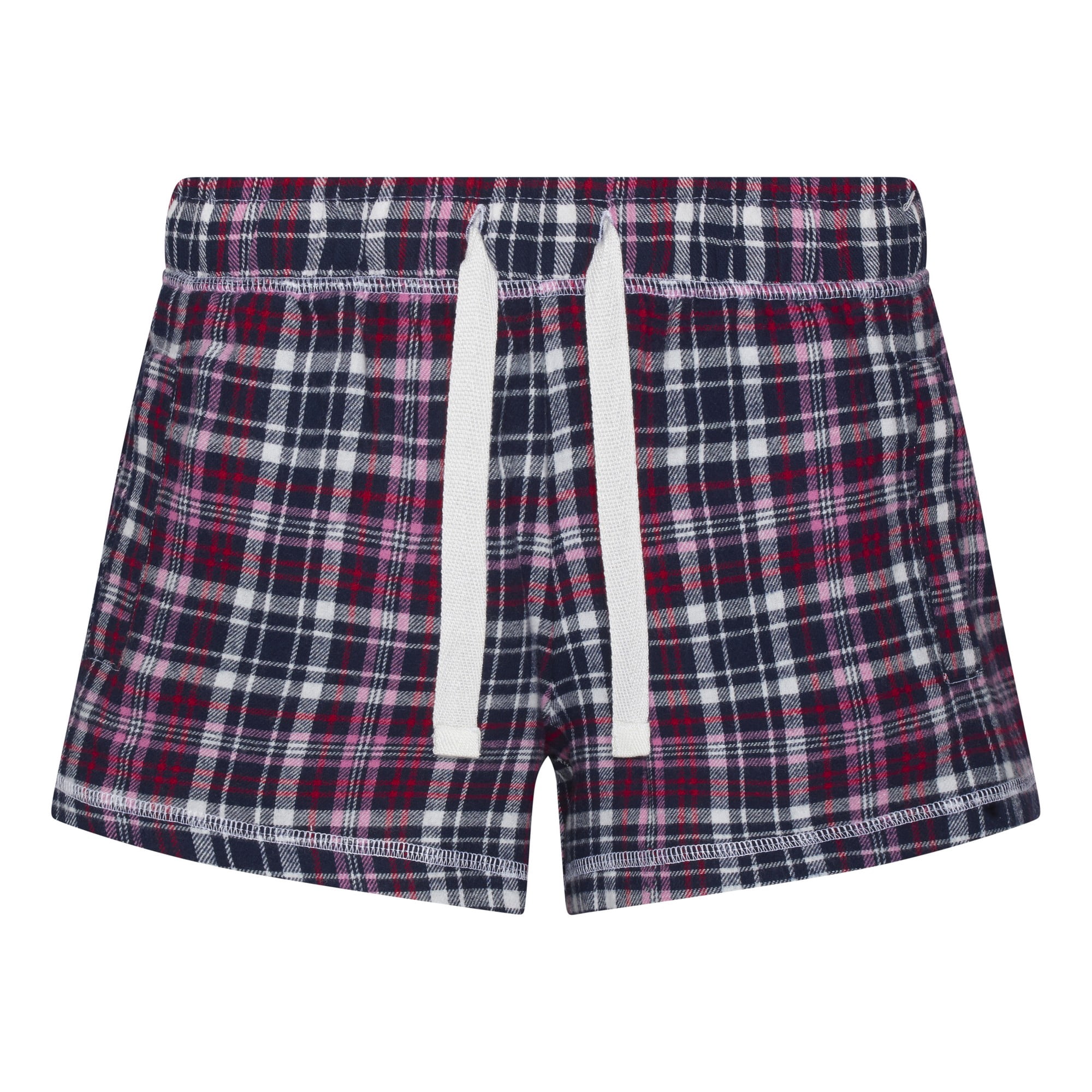 Comfy Co Womens Gals Flannel Shorts 