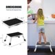thumbnail image 5 of Jocauto Taburete plegable con escalón ajustable en altura con plataforma antideslizante, escalera para adultos o niños en la cocina, hogar, capacidad de 330 libras, 5 of 7