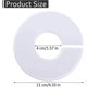 thumbnail image 2 of Closet Dividers for Clothing Organization, 20 Pieces Round Plastic Rack Divider Hangers with Customizable Labels, 2 of 4