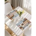 thumbnail image 5 of Brown Pink Vintage Placemats Set of 4, Retro Farmhouse Elegant Pastoral Placemats for Dining Table, Place Mats for Kitchen Tabletop, Waterproof Wipeable Dining Table Mats Set, 5 of 9