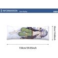 thumbnail image 3 of HTOOQ Taie d'Oreiller Rasoir Housse de Coussin (59.1x19.7 Po/150x50cm), 3 of 7