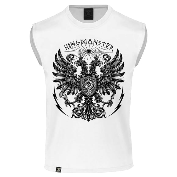Playera Blanca Sin Mangas Mediana Bicefaliti White