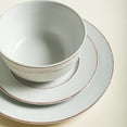 thumbnail image 5 of Earth & Clay Hazel 24-Piece Dinnerware Set Stoneware, Grey, 5 of 7