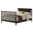 thumbnail image 4 of Oxford Baby Lazio 4-in-1 Convertible Crib, Espresso Brown, GREENGUARD Gold Certified, Wooden Crib, 4 of 7
