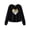 Black Girl Power, variant on Serdomi Stylish Hot Pink NYC Crop Sweatshirts for Little Girls -Soft Long Sleeve Pullover Shirt Size Size 6