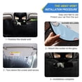 thumbnail image 2 of Universal Fit Accordion Auto Sunshade Windshield Sunshade 55'' x 27.6'' Cute Koala Pattern, 2 of 8